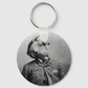 Joseph "John" Merrick The Elephant Man from 1889 Key Ring