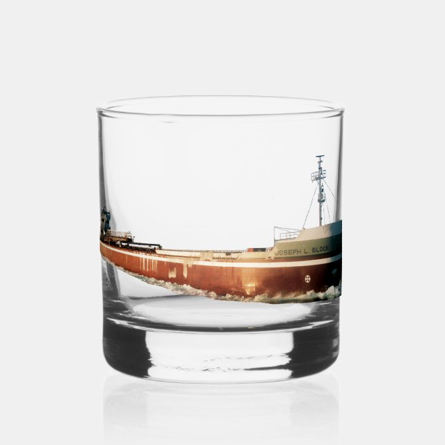 Joseph L. Block glass (Front)