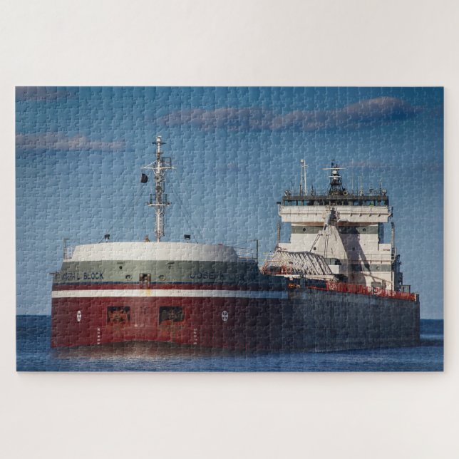 Joseph L Block Ship Duluth Minnesota Jigsaw Puzzle (Horizontal)