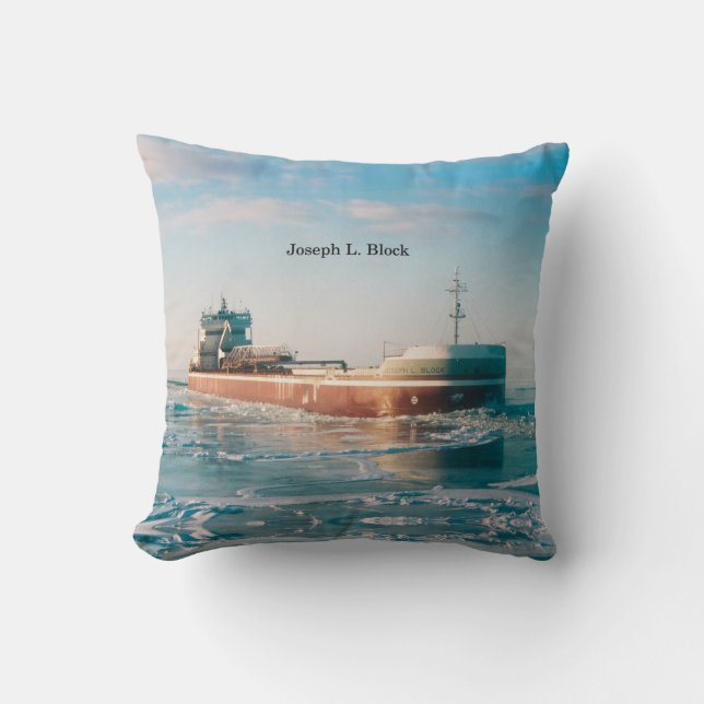 Joseph L. Block square pillow (Front)