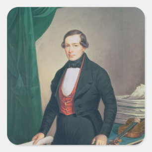 Joseph Lanner Square Sticker