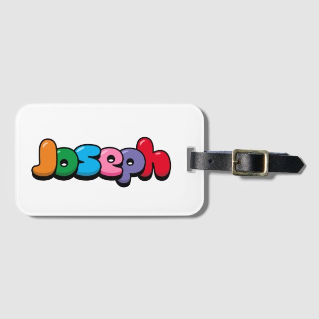 Joseph Luggage Tag (Front Horizontal)