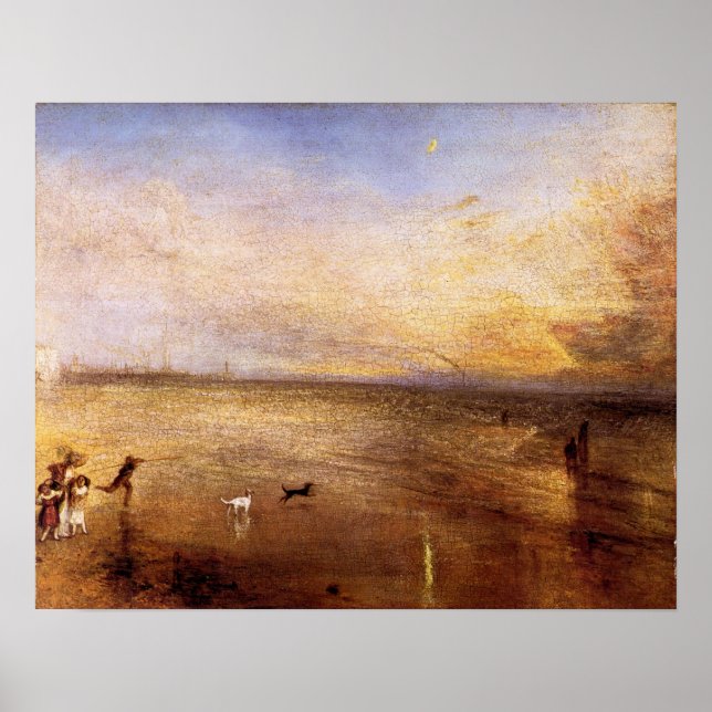 Joseph Mallord Turner - New moon Poster (Front)