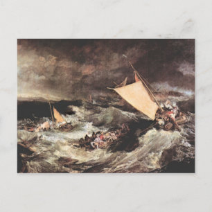 Joseph Mallord Turner - Shipwreck Postcard