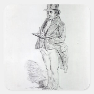 Joseph Mallord William Turner, 1844 Square Sticker