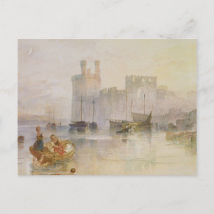 Joseph Mallord William Turner Caernarvon Castle Postcard