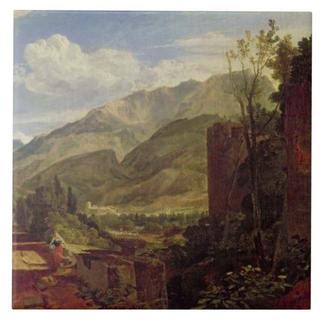 Joseph Mallord William Turner | Chateau de St. Mic Tile (Front)