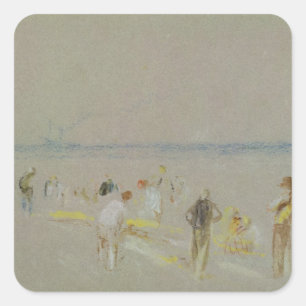 Joseph Mallord William Turner Cricket on the Goo Square Sticker