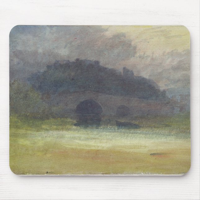 Joseph Mallord William Turner | Evening Landscape Mouse Pad (Front)