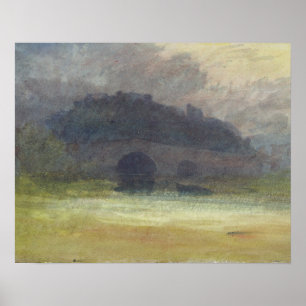 Joseph Mallord William Turner Evening Landscape Poster