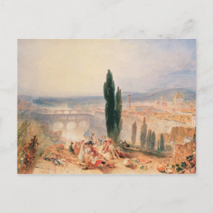 Joseph Mallord William Turner   Florence from near Postcard