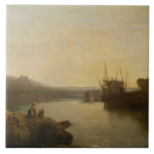 Joseph Mallord William Turner Harlech Castle, fr Tile
