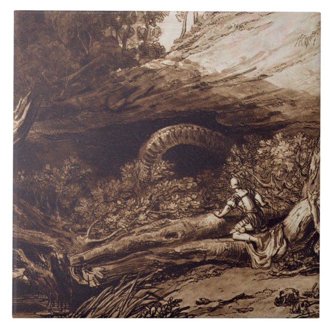 Joseph Mallord William Turner | Jason, engraved by Ceramic Tile (Front)