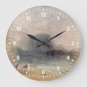 Joseph Mallord William Turner   Keswick Lake, Cumb Large Clock