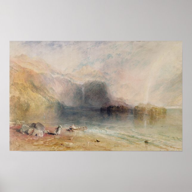 Joseph Mallord William Turner | Keswick Lake, Cumb Poster (Front)