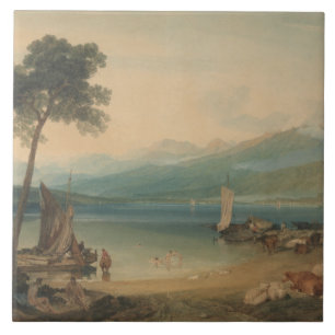 Joseph Mallord William Turner - Lake Geneva Ceramic Tile