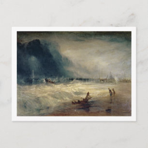 Joseph Mallord William Turner   Lifeboat and Manby Postcard