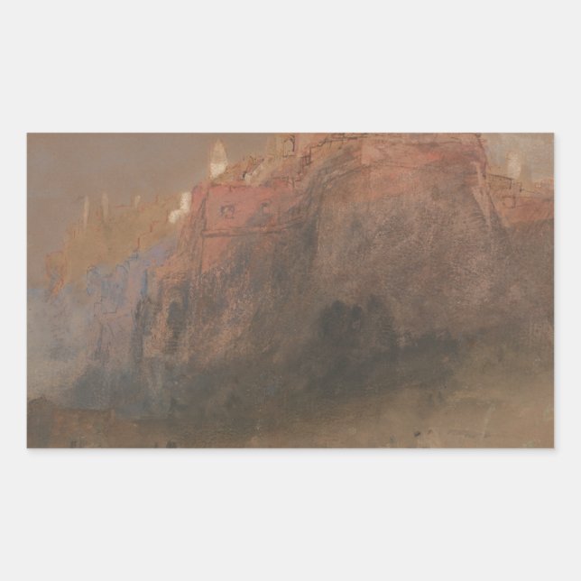 Joseph Mallord William Turner - Luxembourg Rectangular Sticker (Front)