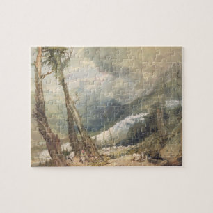 Joseph Mallord William Turner   Mere de Glace, in  Jigsaw Puzzle