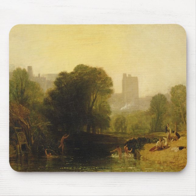 Joseph Mallord William Turner | Near the Thames Lo Mouse Pad (Front)
