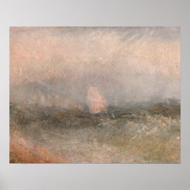 Joseph Mallord William Turner - Off the Nore Poster (Front)
