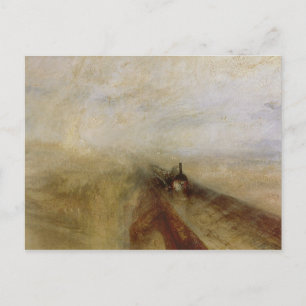 Joseph Mallord William Turner   Rain Steam and Spe Postcard