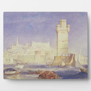Joseph Mallord William Turner Rhodes, c.1823-24 Plaque