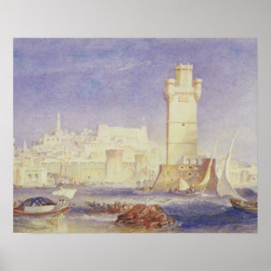 Joseph Mallord William Turner Rhodes, c.1823-24 Poster