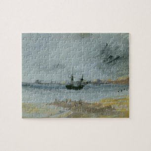 Joseph Mallord William Turner Ship Aground, Brig Jigsaw Puzzle