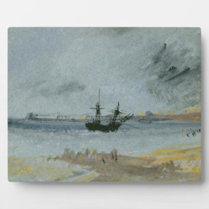 Joseph Mallord William Turner Ship Aground, Brig Plaque