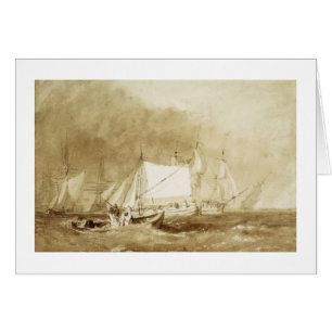 Joseph Mallord William Turner Shipping Scene, wi