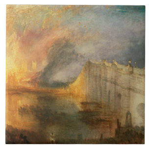 Joseph Mallord William Turner - The Burning of the Ceramic Tile