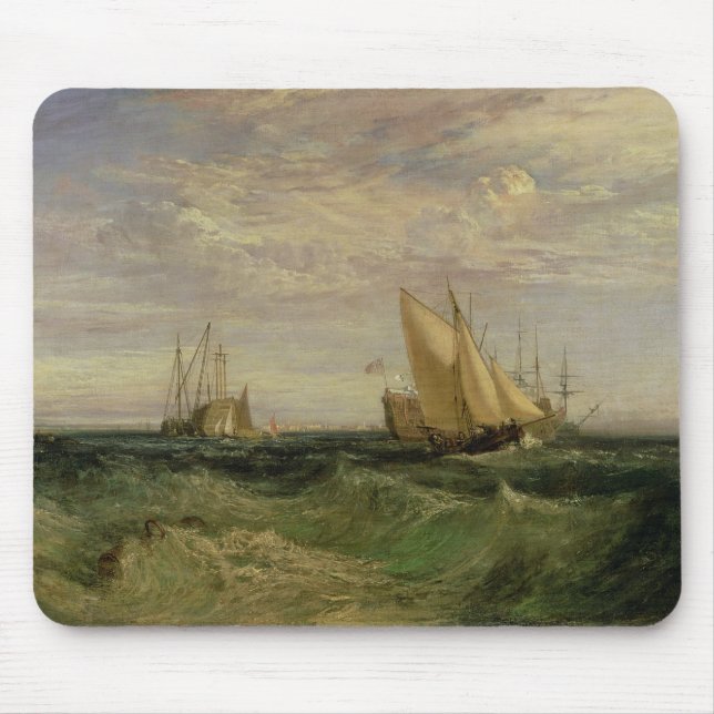 Joseph Mallord William Turner | The Confluence of  Mouse Pad (Front)