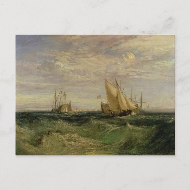Joseph Mallord William Turner | The Confluence of  Postcard (Front)