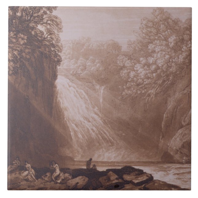 Joseph Mallord William Turner | The Fall of the Cl Ceramic Tile (Front)