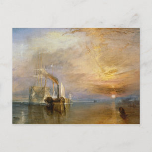 Joseph Mallord William Turner The "Fighting Teme Postcard