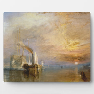 Joseph Mallord William Turner The Fighting Temer Plaque
