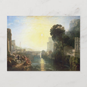 Joseph Mallord William Turner   The Rise of the Ca Postcard