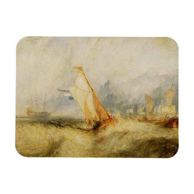 Joseph Mallord William Turner | Van Tromp Going Ab Magnet (Horizontal)