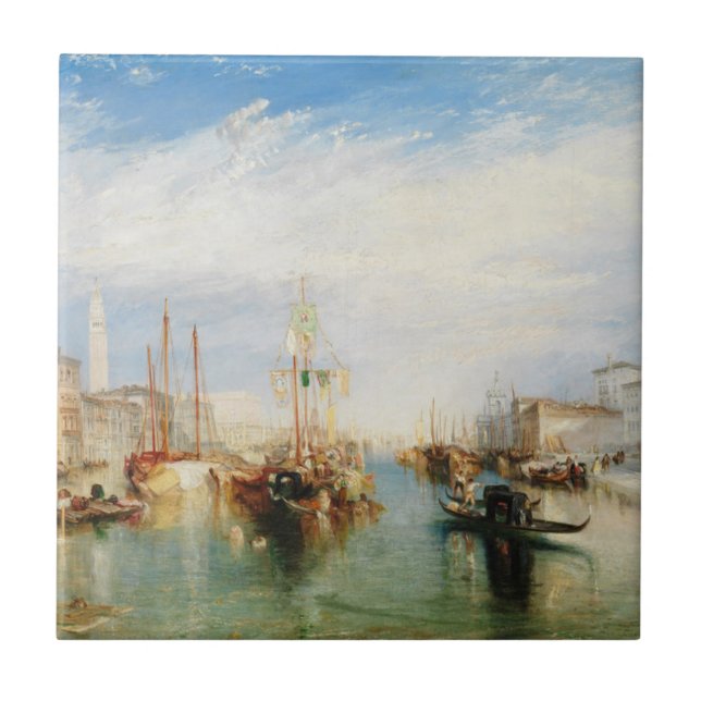 Joseph Mallord William Turner | Venice, from the P Ceramic Tile (Front)