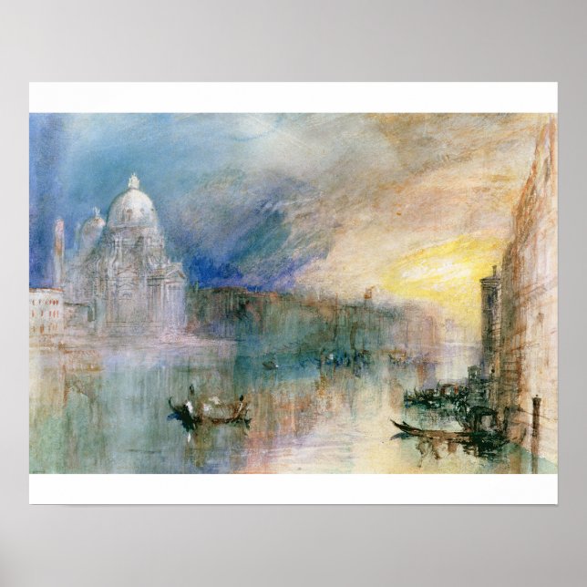 Joseph Mallord William Turner | Venice: Grand Cana Poster (Front)