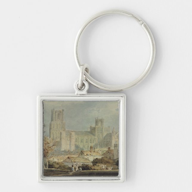 Joseph Mallord William Turner | View of Ely Cathed Key Ring (Front)