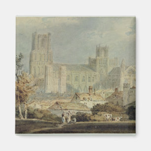 Joseph Mallord William Turner View of Ely Cathed Magnet