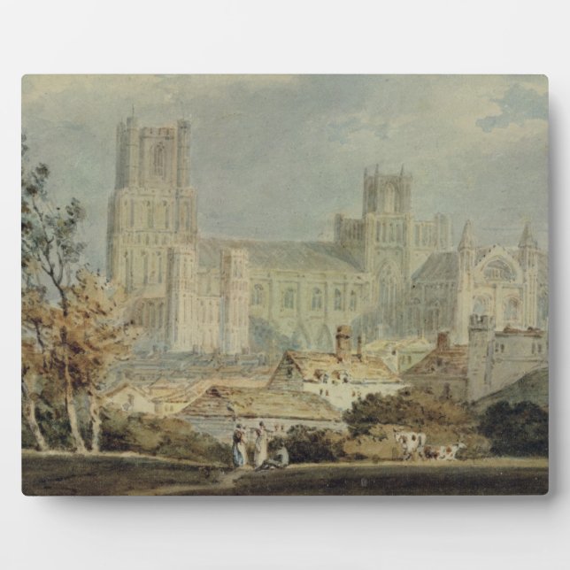 Joseph Mallord William Turner | View of Ely Cathed Plaque (Front)