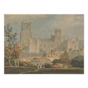 Joseph Mallord William Turner - View of Ely Photo Print