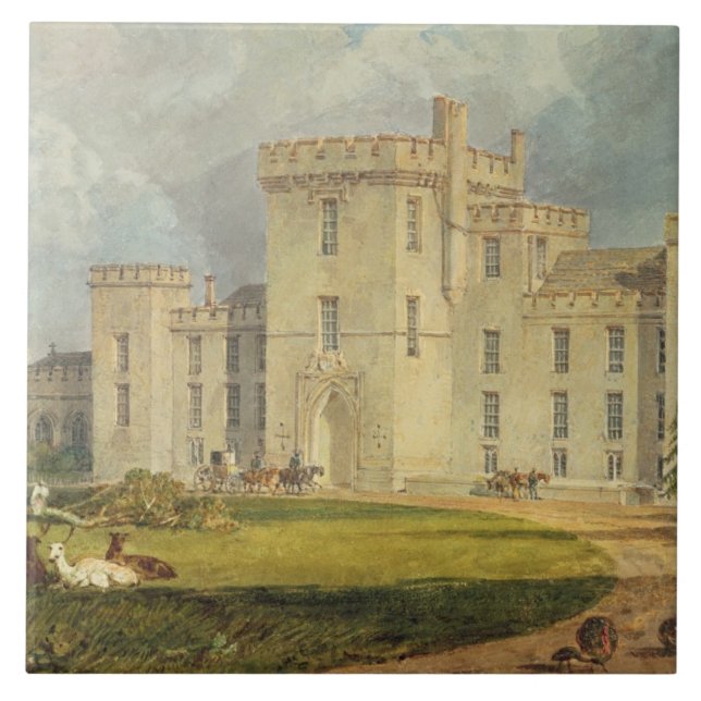 Joseph Mallord William Turner | View of Hampton Co Ceramic Tile (Front)