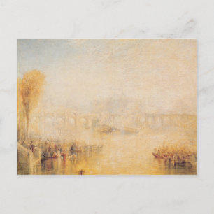 Joseph Mallord William Turner View of the Pont N Postcard