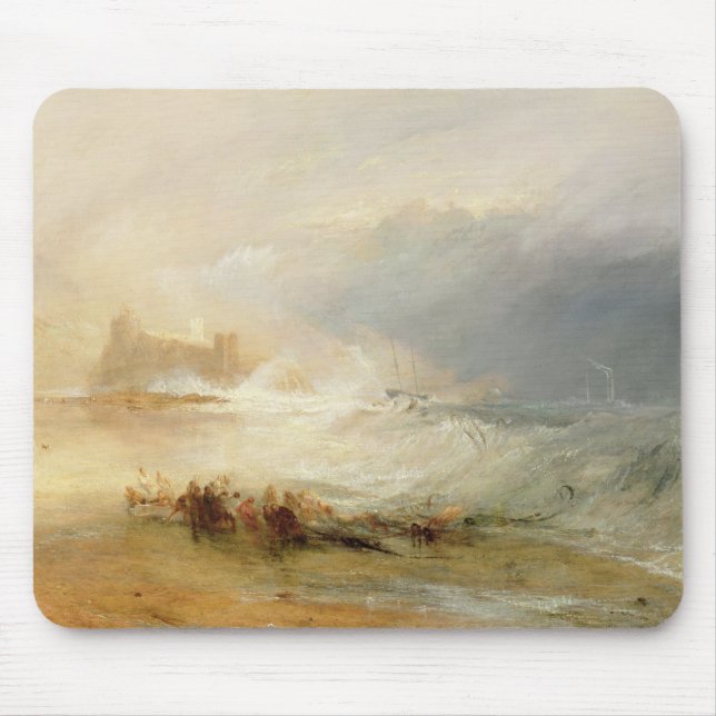 Joseph Mallord William Turner | Wreckers - Coast o Mouse Pad (Front)
