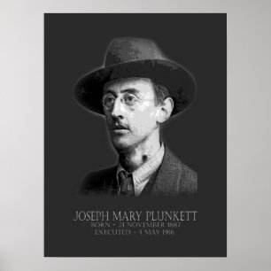 Joseph Mary Plunkett Easter 1916 Irish Republican Poster