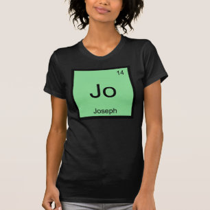 Joseph Name Chemistry Element Periodic Table T-Shirt